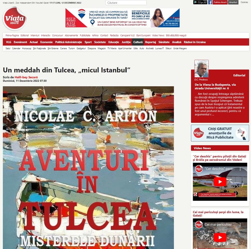 Meddah (adică povestitor) de Tulcea…